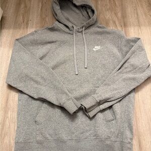 Nike Men's Heather Gray Hoodie